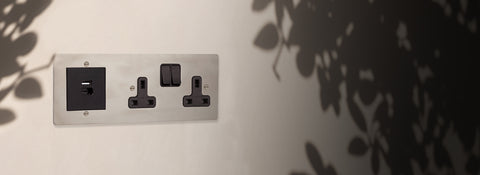 Polished Nickel - Black Inserts