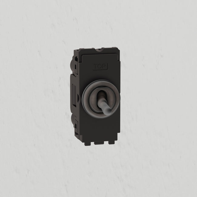 Retractive Toggle Switch Bronze | Components | Switches & Dimmers